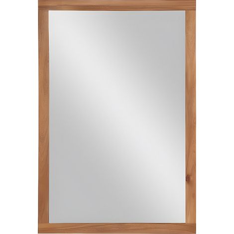 Specchio rettangolare con contorno 90 x 60 cm in Legno d'acacia - SEPANG