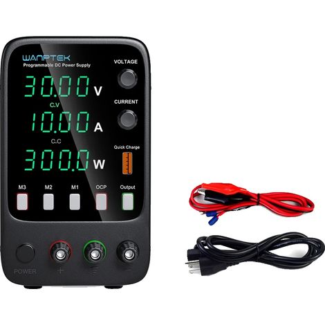 Fuente de alimentación, salida de 60 V, corriente de 5 A, APS3010H 30V10A (1/2)