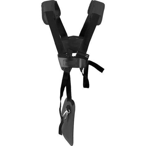 Harnais Debroussailleuse - Harnais de Débroussailleuse Universelle à Double Boutonnage pour Débroussailleuse Stihl, Echo, Honda, Husqvarna, Shindaiwa (Noir) (1/5)