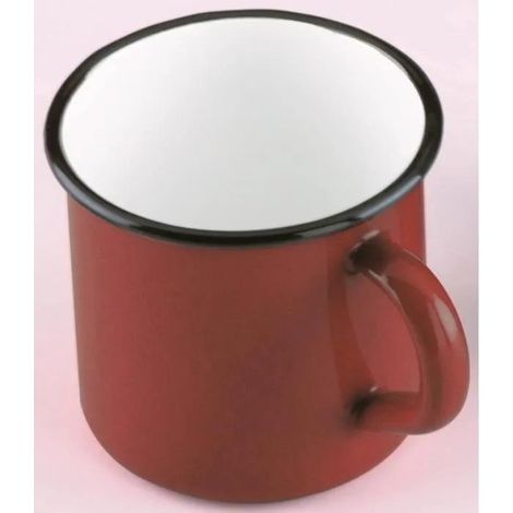 Ibili Becher Rot 10 cm Langlebige Emaille