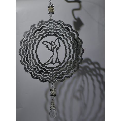 Stella 3d per addobbi albero di natale  argento metallo da decorazioni natalizi (1/4)