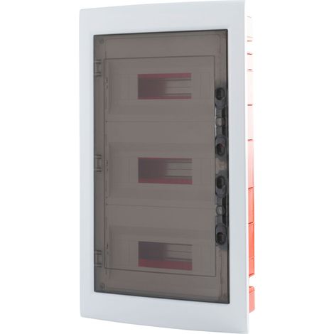 Rosi RS15010 Centralino Incassato 36 Moduli 12x3 File IP40 Bianco RAL9010