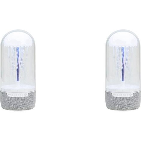 Geeignet für tragbare 2-Farben-Lautsprecher mit Quallenlicht, 3D-Surround-Sound und Subwoofer für Heimkinosysteme.