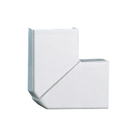 Angle plat 90° goulotte à clippage direct Mosaic 50x80mm blanc antimicrobien LEGRAND 075720 (1/2)