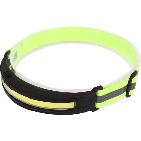 Lampe frontale COB professionnelle haute luminosité, 4 modes d'éclairage, étanche IPX4, réglable et rechargeable pour l'extérieur (1/5)