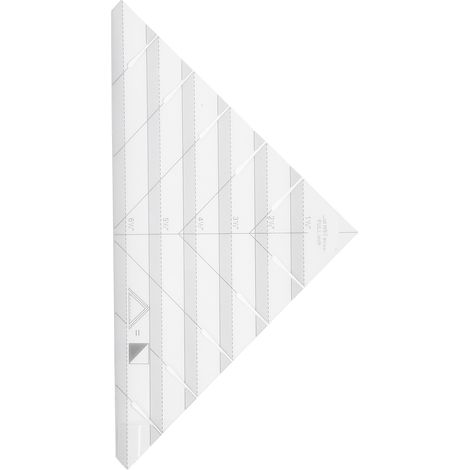 Règle droite et flexible avec graduations précises, légère, durable et d'une excellente robustesse, spécialement conçue pour la couture et le quilting à domicile. (1/5)