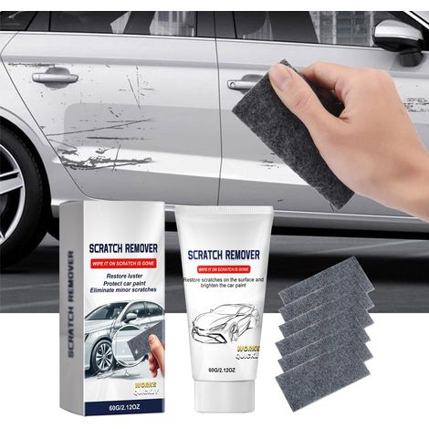 Auto-Kratzer-Pflegeset – Praktisch für die tägliche Anwendung am Auto, entfernt Kratzer, reinigt und pflegt Lackoberflächen – Sanfte Formel – 60-g-Set -- DTEKGAZ (1/5)