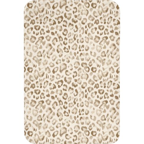 TAPPETINO DA BAGNO Leopardo - Classico - Beige 60x90 cm