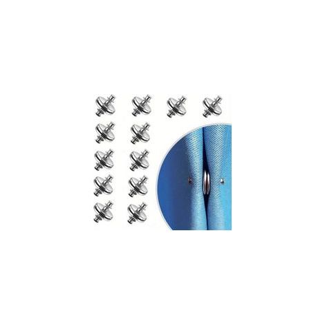 Tende oscuranti con robuste clip magnetiche clip per tende oscuranti facili da rimuovere e senza bisogno di attrezzi. - Crezuo