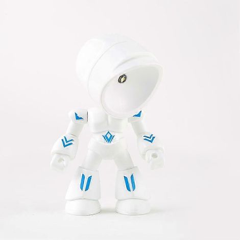 Lampe de nuit LED Mini Robots, motif robot solitaire, dessin animé mignon, pour chambre d'enfant ou décoration intérieure (1/5)