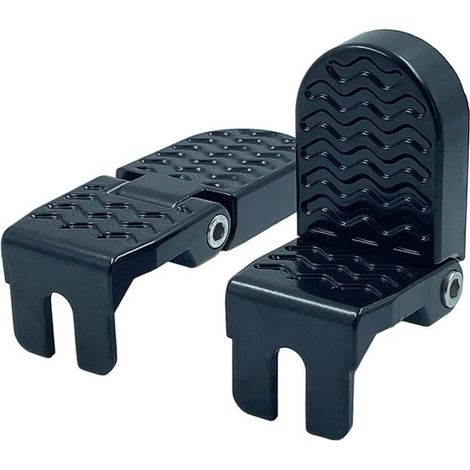 Fahrradpedale U förmige Nut hinter dem Pedal Klappbarer Soziussitz und Fußstütze Fahrradzubehör für Mountainbikes und Falträder 1 Paar, 10 mm, sc (1/5)