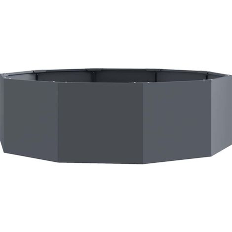 Maison Exclusive - Jardinera Antracita 120 x 120 x 35 cm Acero
