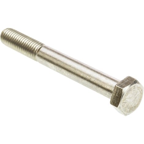 Vis à tête hexagonale, Acier Inoxydable A2 304 Brut, M12 x 100mm ( Prix pour Sachet de 25 )