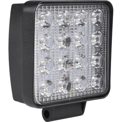 Luz de trabajo cuadrada de 12/24 V, 48 W y 2800 lúmenes, IP67 STACK (1/2)