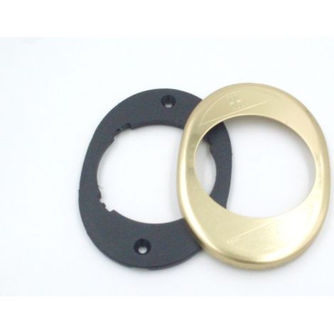 MOSTRINA MOTTURA ESTERNO IMBUTITA PER DEFENDER D.50 OTTONE