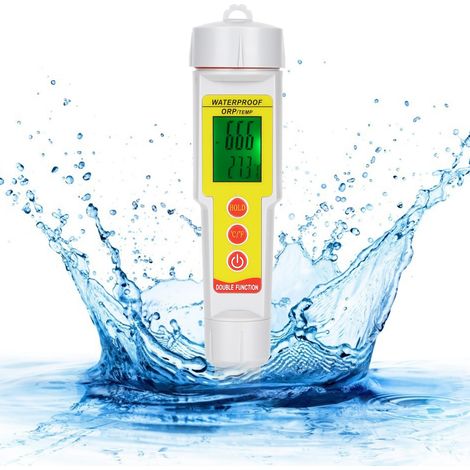 Stylo testeur de potentiel redox portable ORP-mètre, mesure numérique ORP/température (1/5)