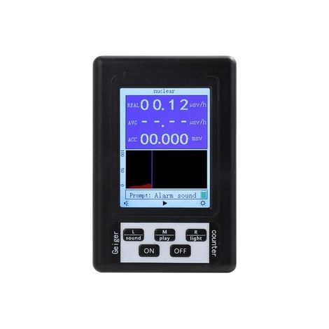 Détecteur De Rayonnement - Affichage LCD - Plage De Mesure 0 À 99,99 µSv/h - Portable Poche - 1 Pièce (1/5)