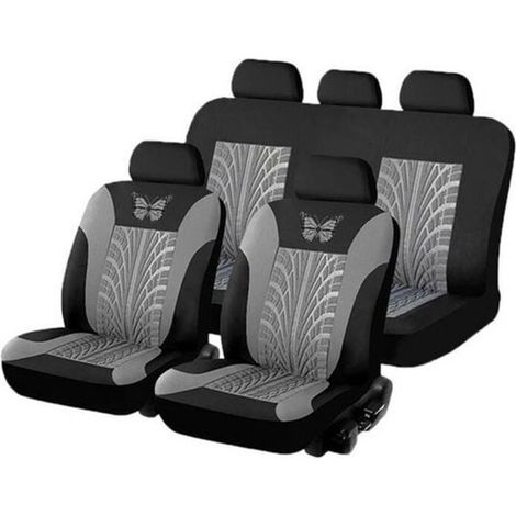Fundas universales para asientos de coche, color gris (1/4)