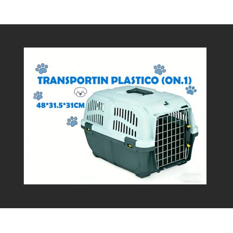 Durable Hard Shell Pet Carrier with Ventilation Slots, Metal Gate Travel Crate for Dogs and Cats (1/5)