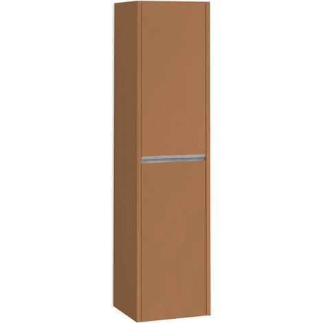 Columna Baño Suspendida 1 Puerta 140 x 34,9 x 32,2cm Sunset Mate Tirador Cromo