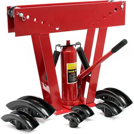 Wiltec – Cintreuse hydraulique 12t – Pression 12 tonnes – Matrices 1/2" à 1-1/2" – Utilisation verticale – Pour tubes jusqu'à 5 mm d'épaisseur