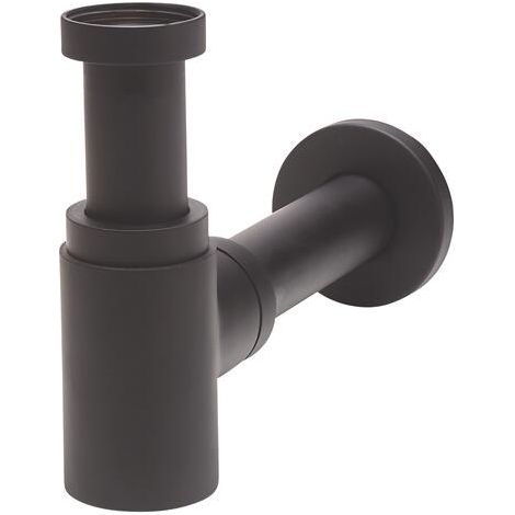 Vidage lavabo laiton noir mat-Wirquin Pro (1/2)