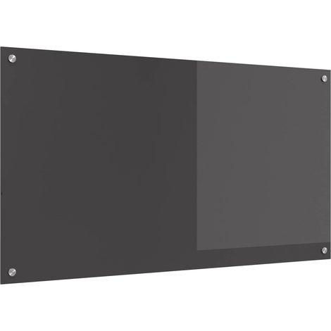 Küchenrückwand Dunkelgrau 110 x 60 cm Gehärtetes Glas (1/5)