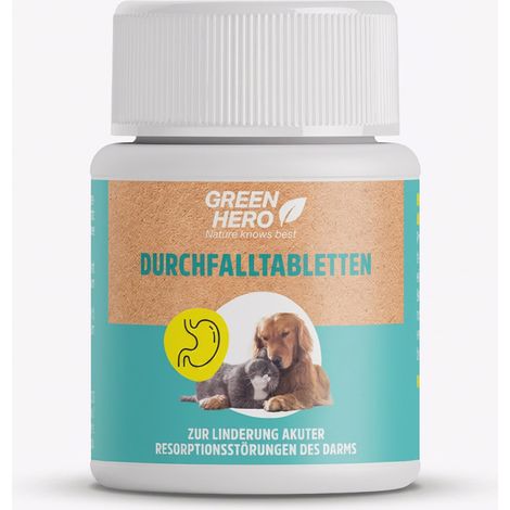 Durchfalltabletten für Hunde und Katzen 60 Tabletten (1/2)
