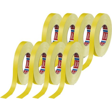 tesa tesaband 4651 Premium 04651-00519-00 Ruban adhésif toilé jaune (L x l) 50 m x 19 mm 8 pc(s) (1/5)