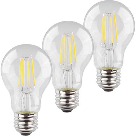 Muller-Licht Lampadina LED 4W E27 Bianco Vetro Trasparente