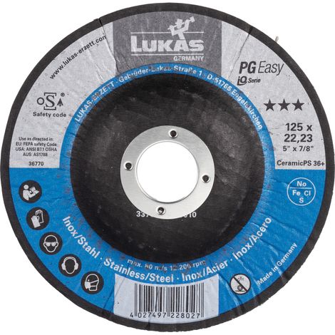 LUKAS-ERZETT A67651250360799 Set di mole Diametro 125 mm 10 pz.
