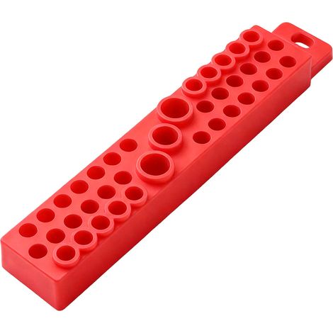 Support magnétique de rangement pour forets, fraises et autres outils, robuste support magnétique pour outils de quincaillerie. (1/4)