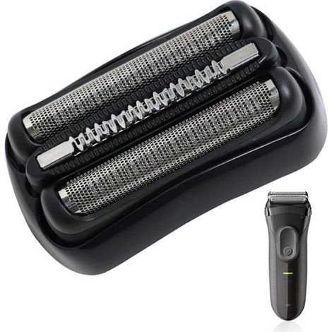 21B Têtes De Rasage, Compatible Braun Série 3, Lames Acier Inoxydable, Pour Modèles 300S à 390CC (1/5)