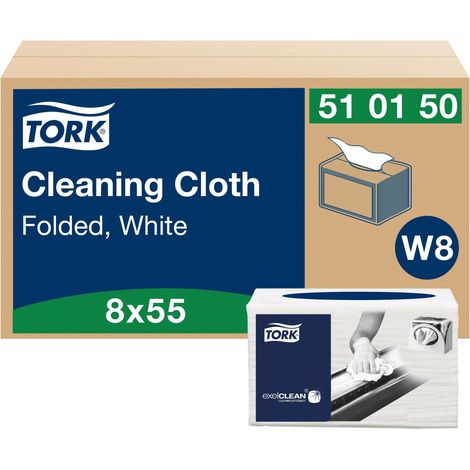 Tork 510150 - panno multiuso in tessuto non tessuto per la pulizia, prezzo per confezione