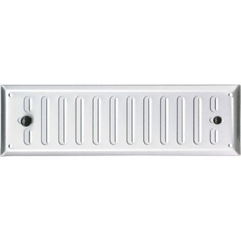 GRIGLIA RETTANGOLARE IN ALLUMINIO CON DOSATORE E POMELLINO METALLICO Alluminio FIRST