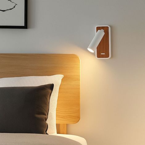 Aplique De Pared Para Lectura "Irene" - 3W - Chip CREE - Blanco