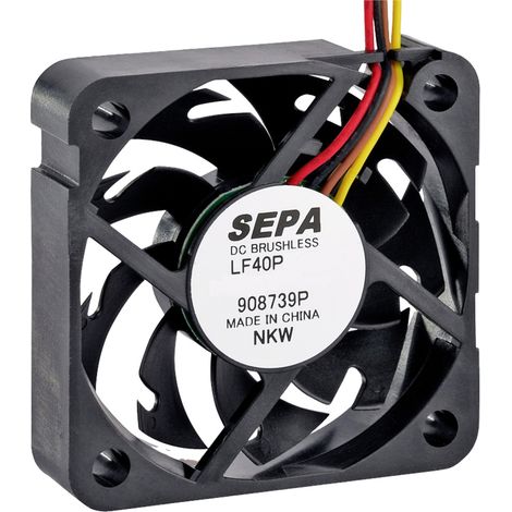 SEPA LF40P12PSE00A Axiallüfter 12 V 13.8 m³/h (L x B x H) 40 x 40 x 10 mm