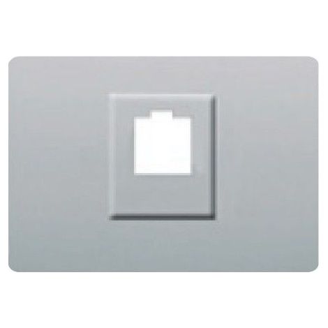 Cache femelle RJ11 ou RJ45 SILVER LUNA BJC Coral 21795-PL