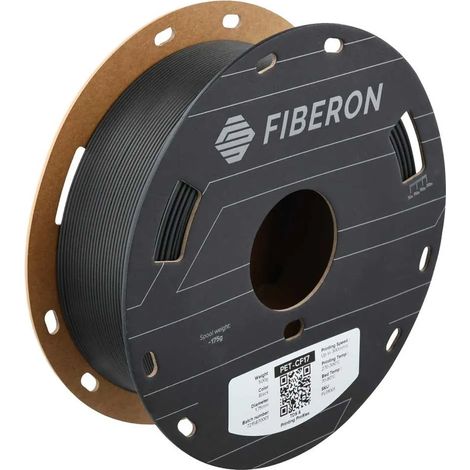 Polymaker FL01001 Fiberon™ PET-CF17 Filamento per stampante 3D PET CF Rinforzato in fibra di carbonio, Elevata rigidità (1/3)