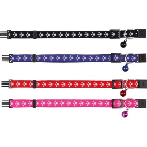 COLLIER POUR CHAT EN NYLON AVEC CLOCHE RÉGLABLE TRIXIE CAT ACCESSOIRES (1/5)