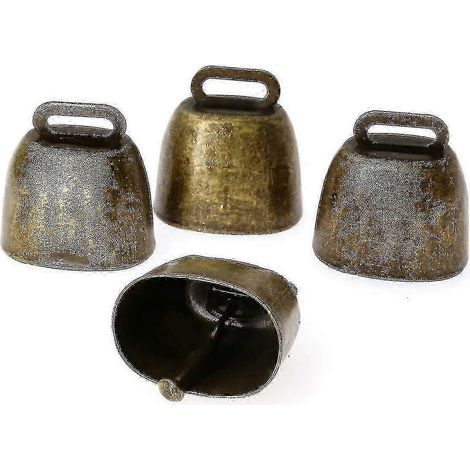 Lot de 4 clochettes anti-perte pour animaux, clochettes métalliques pour animaux de compagnie (modèle 2025) (1/5)