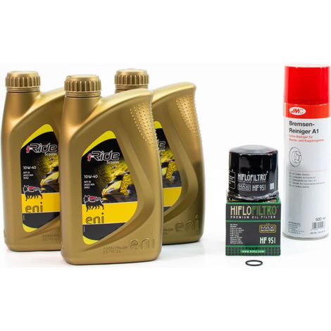 Kit Entretien Vidange pour YAMAHA XP 530 TMAX de 2017 à 2021 - ENI I-RIDE SCOOTER 10w40 3L