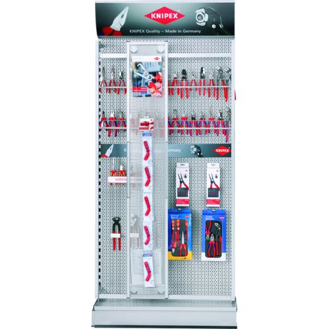 Présentoir coulissant de produits, vide Knipex