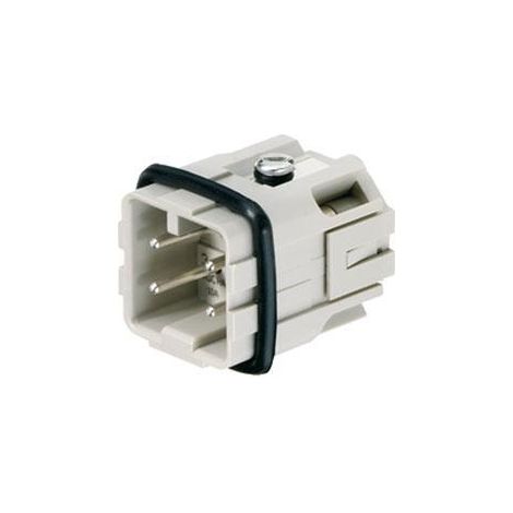 Connettore inserto Maschio Weidmuller HDC 3P+T 16A 400V 1498100000
