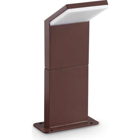 Ideal Lux Lampada da terra Style 1 luce LED integrato IP54 coffee alluminio