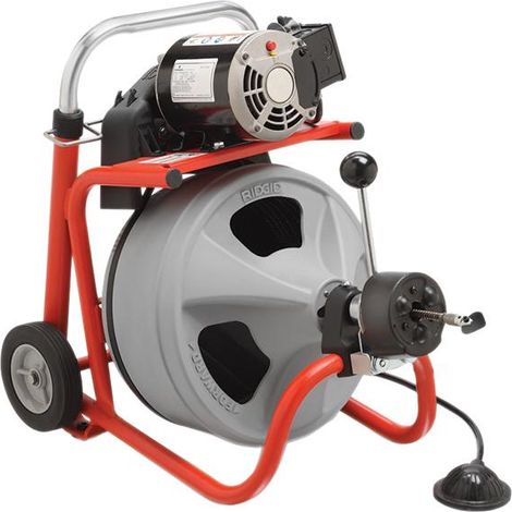 RIDGID K-400 AUTOFEED® Drum Machine with C-32IW (Integral Wound) Solid Core Cable 28098 RID28098 (1/3)