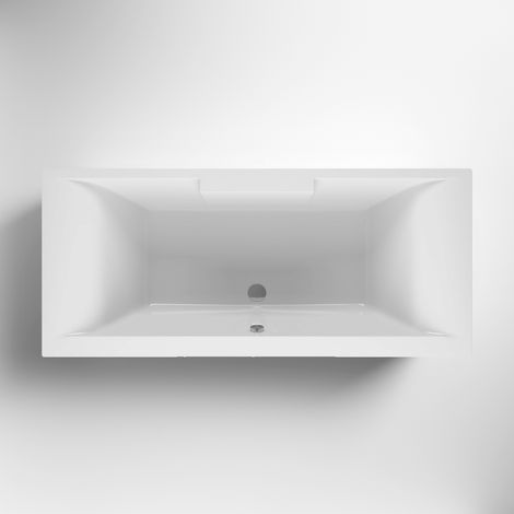 Signature Eros Rectangular Double Ended Bath 1700mm x 750mm 0 Tap Hole (inc Leg Set) (1/3)