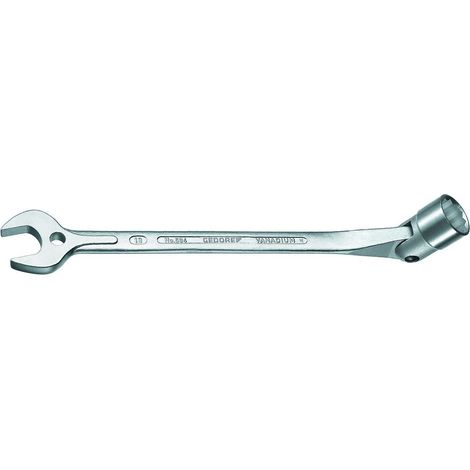 Clé à cliquet 534 SW 12 mm Longueur totale 198 mm avec extrémité de clé à emboîtement mobile (1/3)