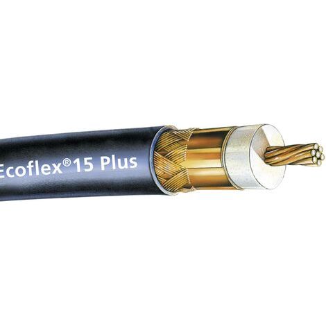 Câble coaxial Ecoflex15 Plus SSB Electronic 6043 50 Ω 90 dB noir Marchandise vendue au mètre X71067 (1/4)