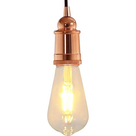 Lampenfassungen 2 Stk. Rosegold E27